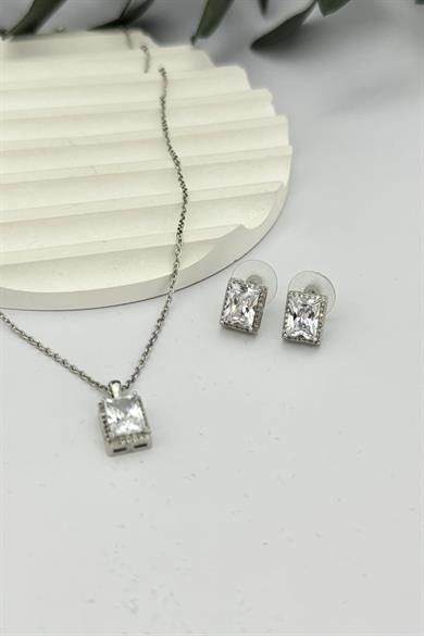 Lilesol Kolye - Küpe Set