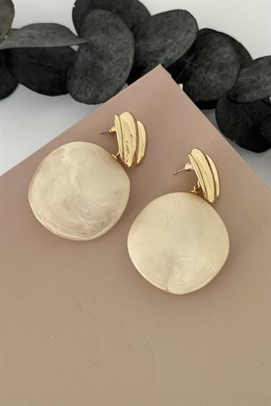 Luna Krem Küpe