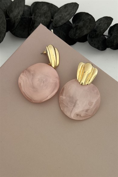 Luna Pembe Küpe