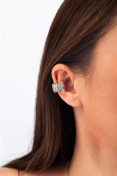 Luvva Silver Earcuff