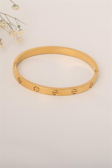 Marka Gold Çelik Kelepçe Bileklik