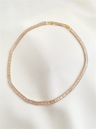 Baget Su Yolu Kolye Medium Gold