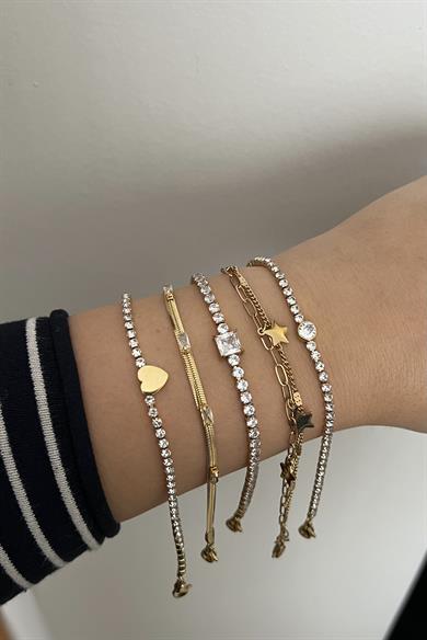 Noir Çelik Bileklik