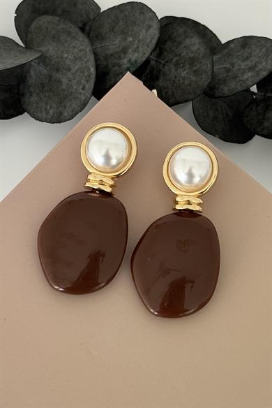 Opal Kahverengi Küpe