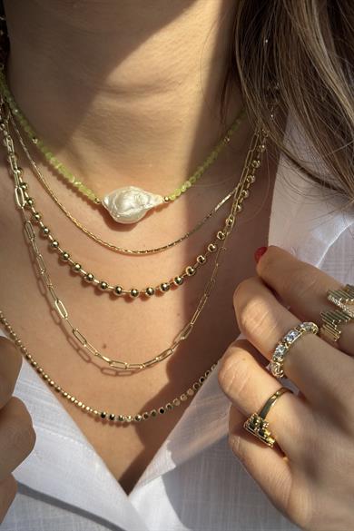 Pastel Pearly Harmony Necklace