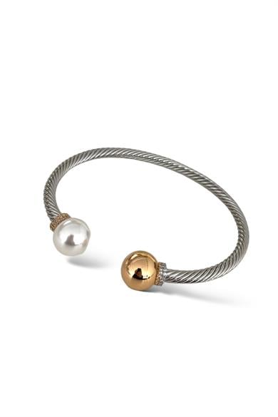 Pearl Two Colour Kelepçe Bileklik
