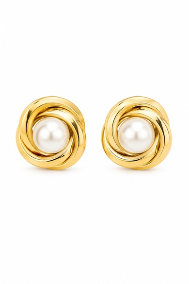 Pearle Gold Küpe