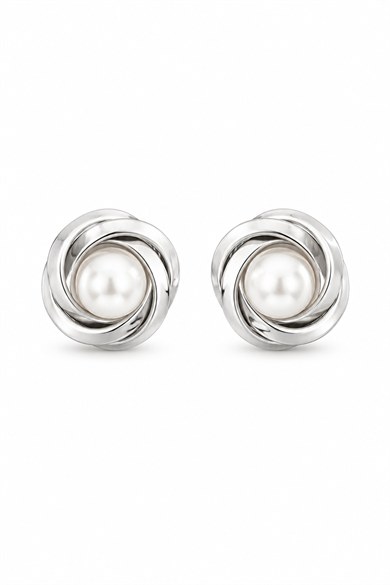 Pearle Silver Küpe