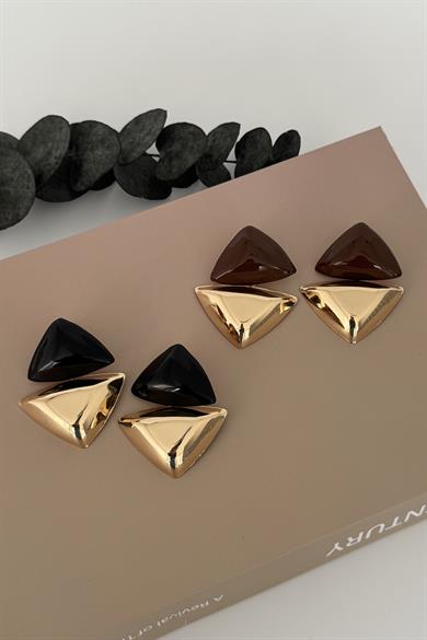 Prism Kahverengi Küpe