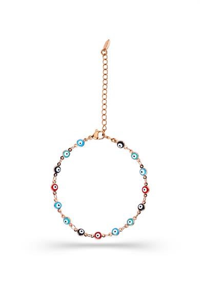 Renkli Nazar Boncuklu Vip Seri Bileklik