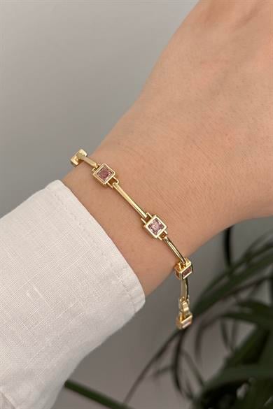 Renkli Taşlı Bileklik