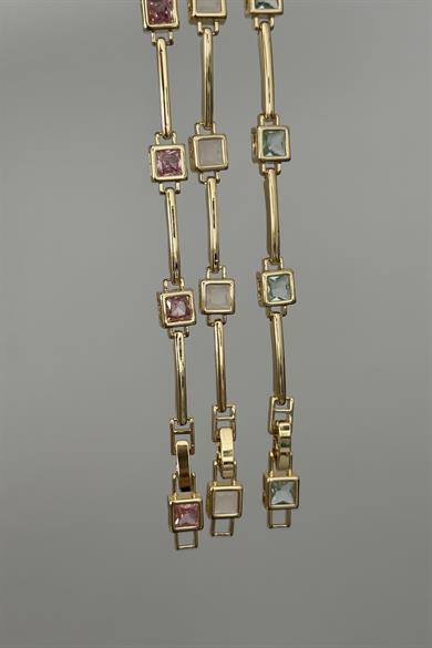 Renkli Taşlı Bileklik