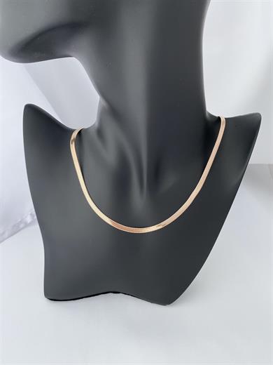 İtalyan Ezme Zincir Rose 60cm Kolye