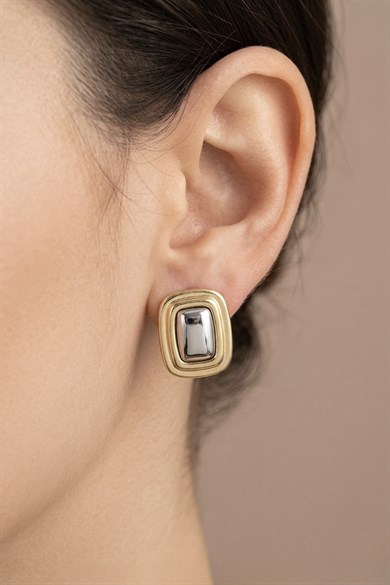 Rubrix Silver&Gold Küpe