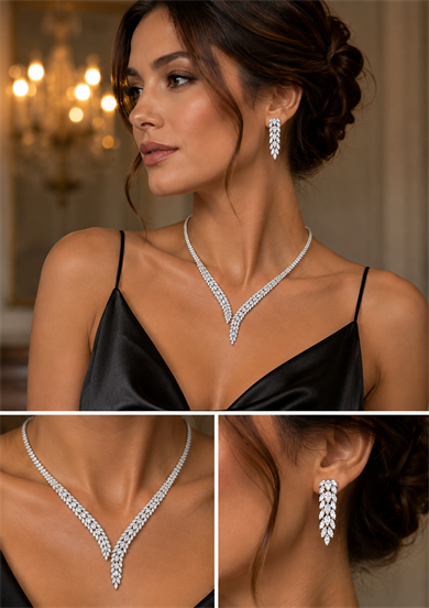 Seraphine Kolye-Küpe Set