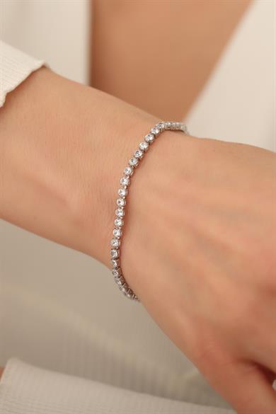 Silver Su Yolu Bileklik | 3 mm