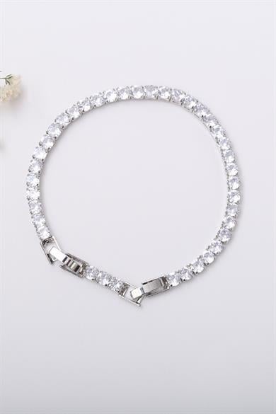 Silver Su Yolu Bileklik | 4 mm