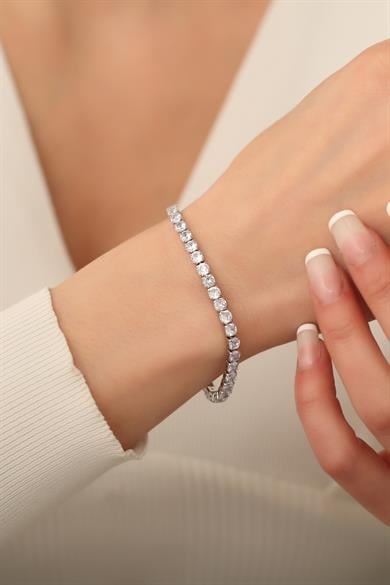 Silver Su Yolu Bileklik | 4 mm