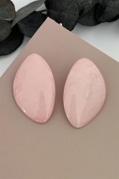 Smooth Pembe Küpe