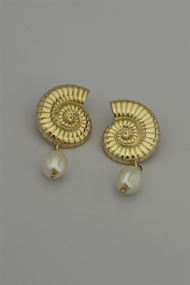 Snail Pearl Küpe