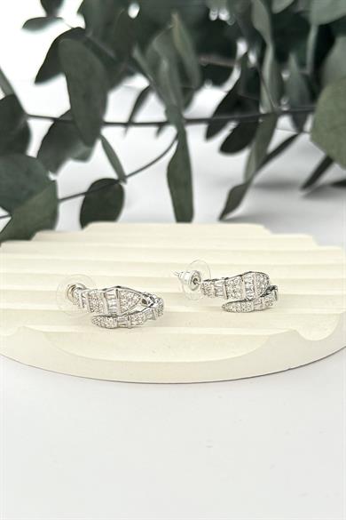 Snake Zircon Küpe