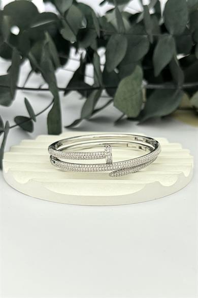 Taşlı Kelepçe Bileklik