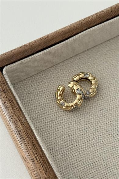 Taşlı Kıkırdak Küpe