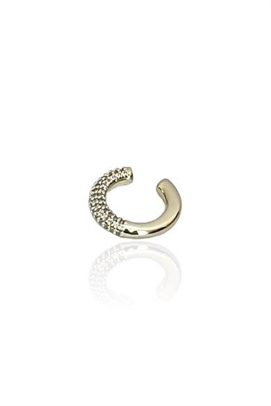 Taşlı Silver Kıkırdak Küpe