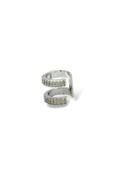 Tia Silver Earcuff
