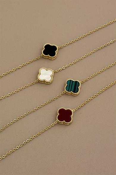 VC Beyaz Taşlı Bileklik