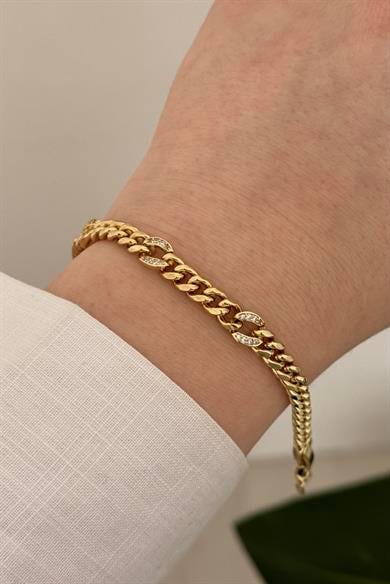 Velmira Vip Seri Gold Bileklik