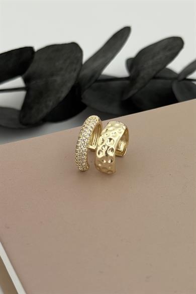 Velrix Gold Kıkırdak Küpe