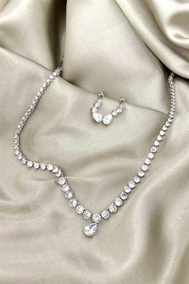 Viola Kolye-Küpe Set