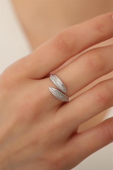 Leaf Silver Yüzük