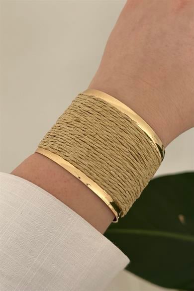 Zarevia Bej Hasır Bileklik