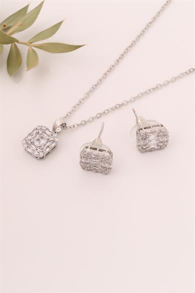 Zeta Kolye - Küpe Set