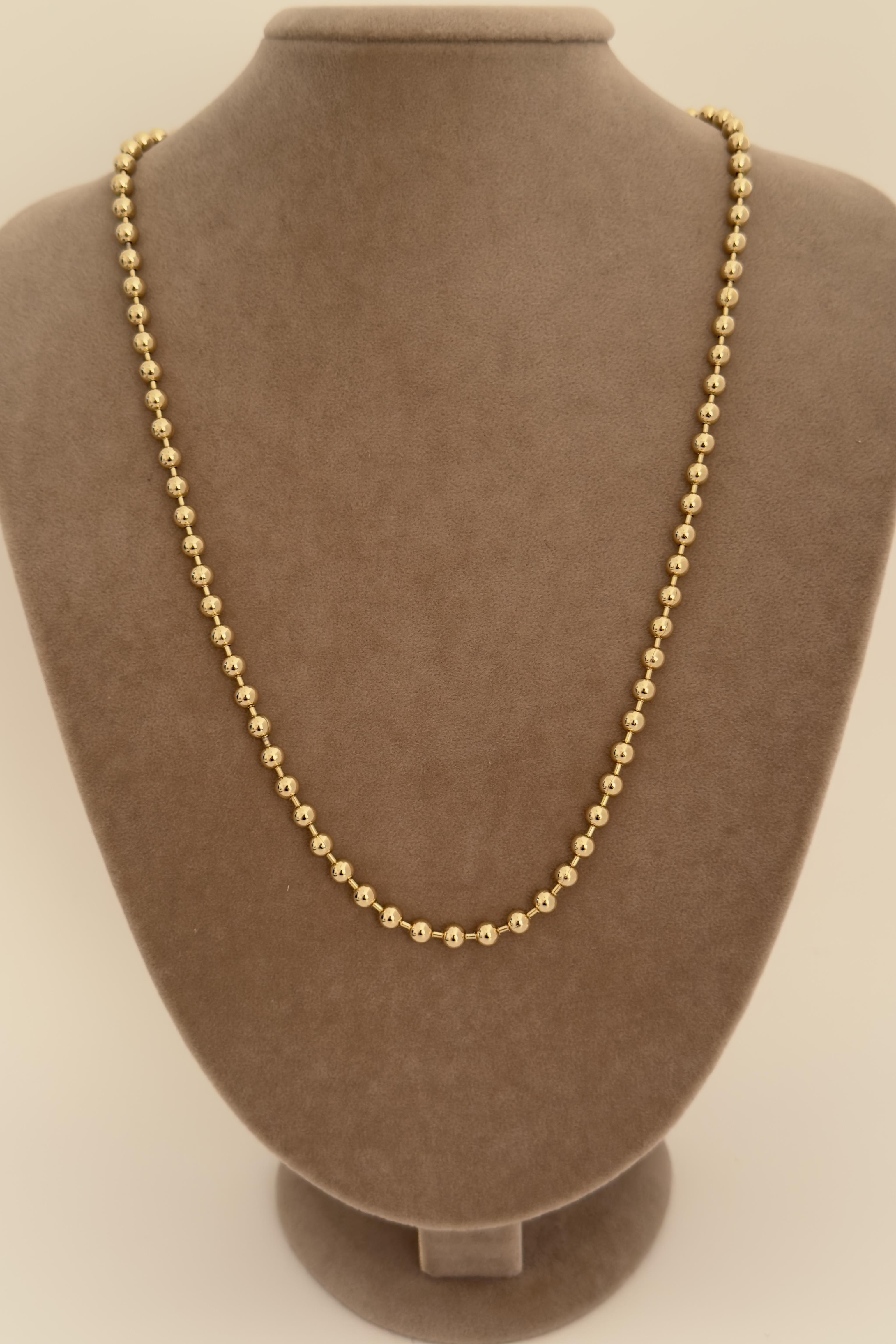 60 Cm Top Zincir Gold Vip Seri Kolye
