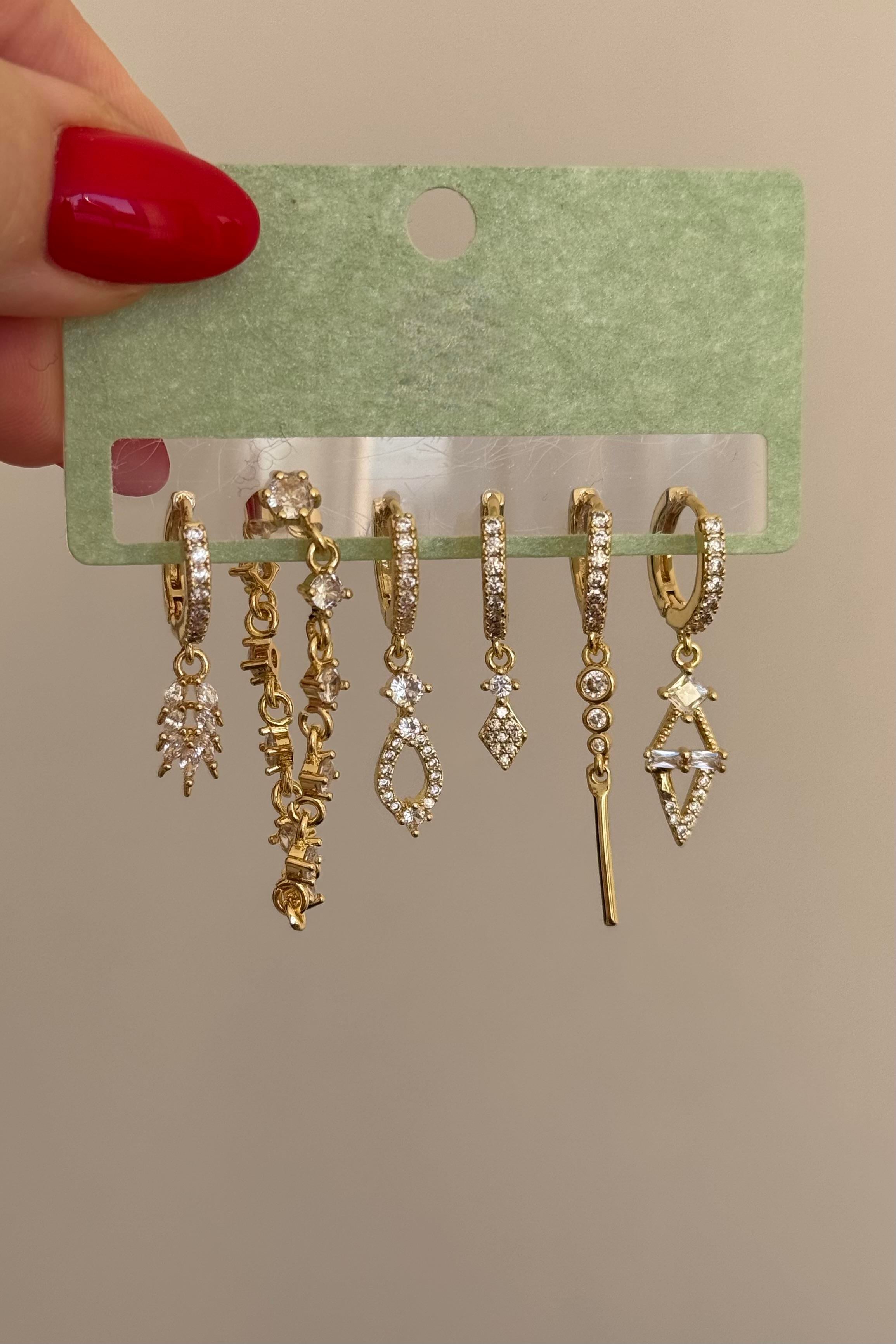 6'lı Set Küpe