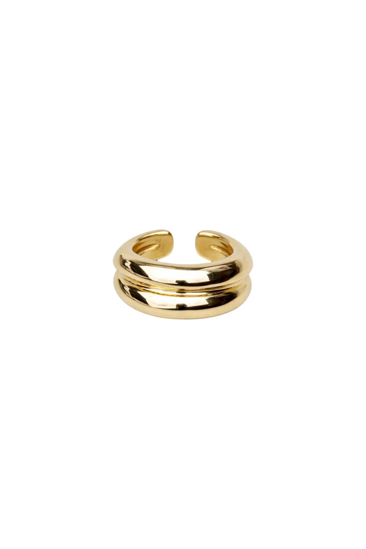 Aveline Gold Kıkırdak Küpe