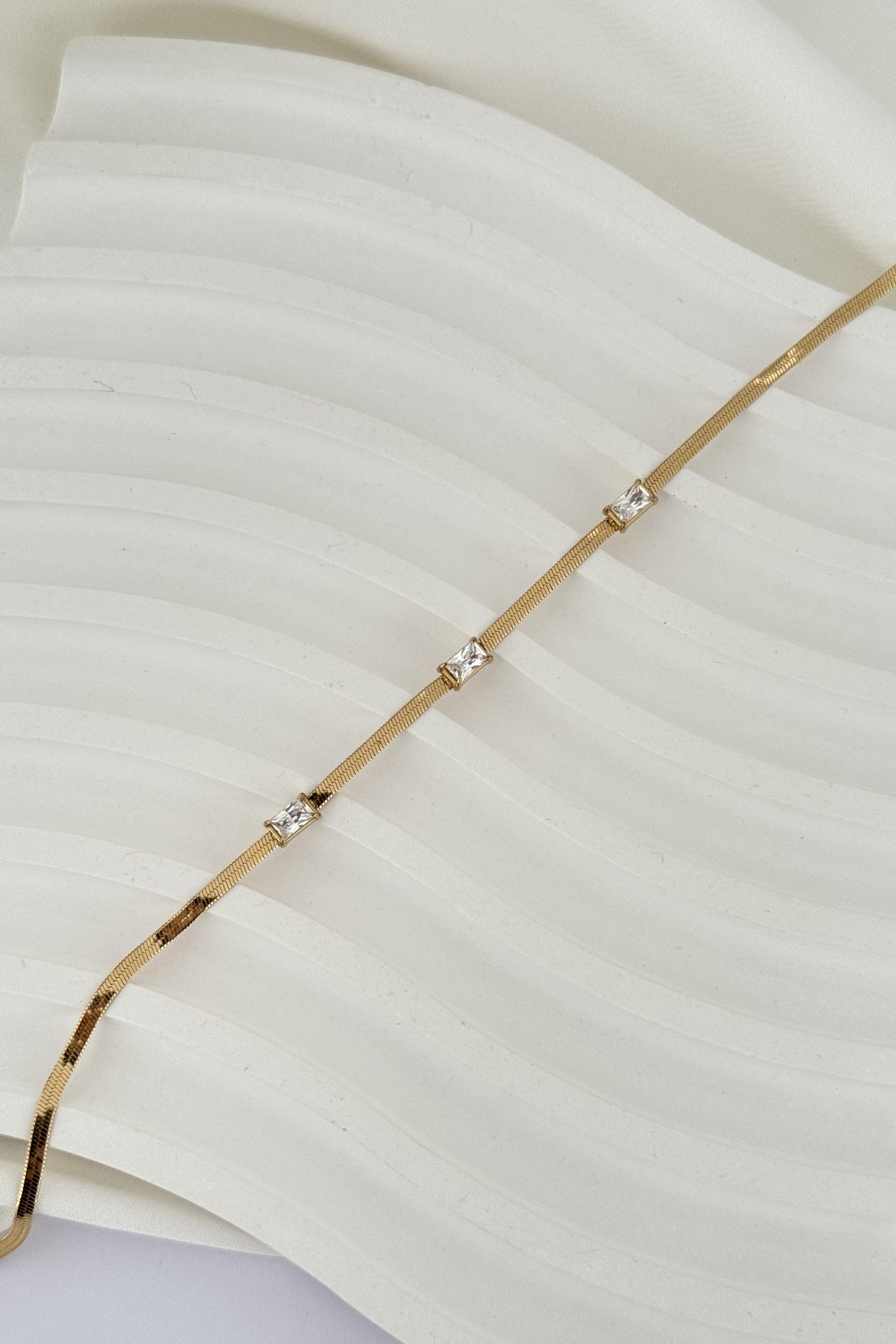 Baget Taşlı Çelik Halhal