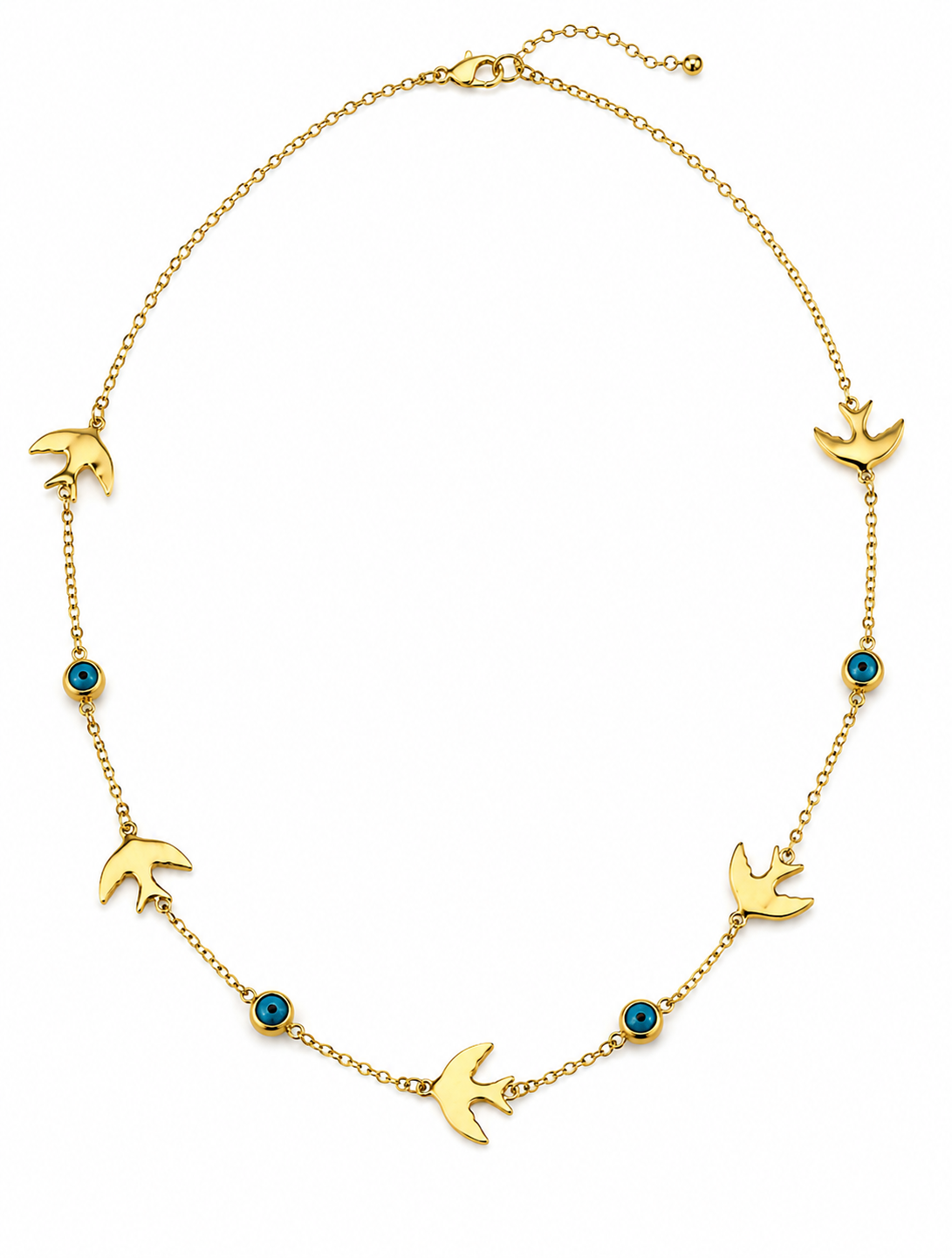 Blue Fly Kolye