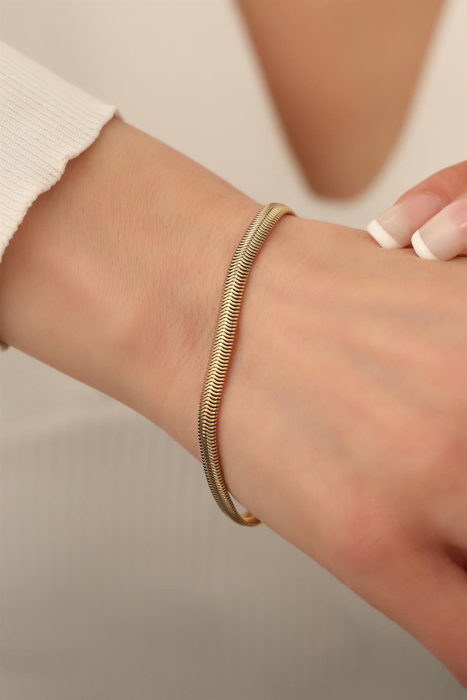 Bold İtalyan Zincir Bileklik