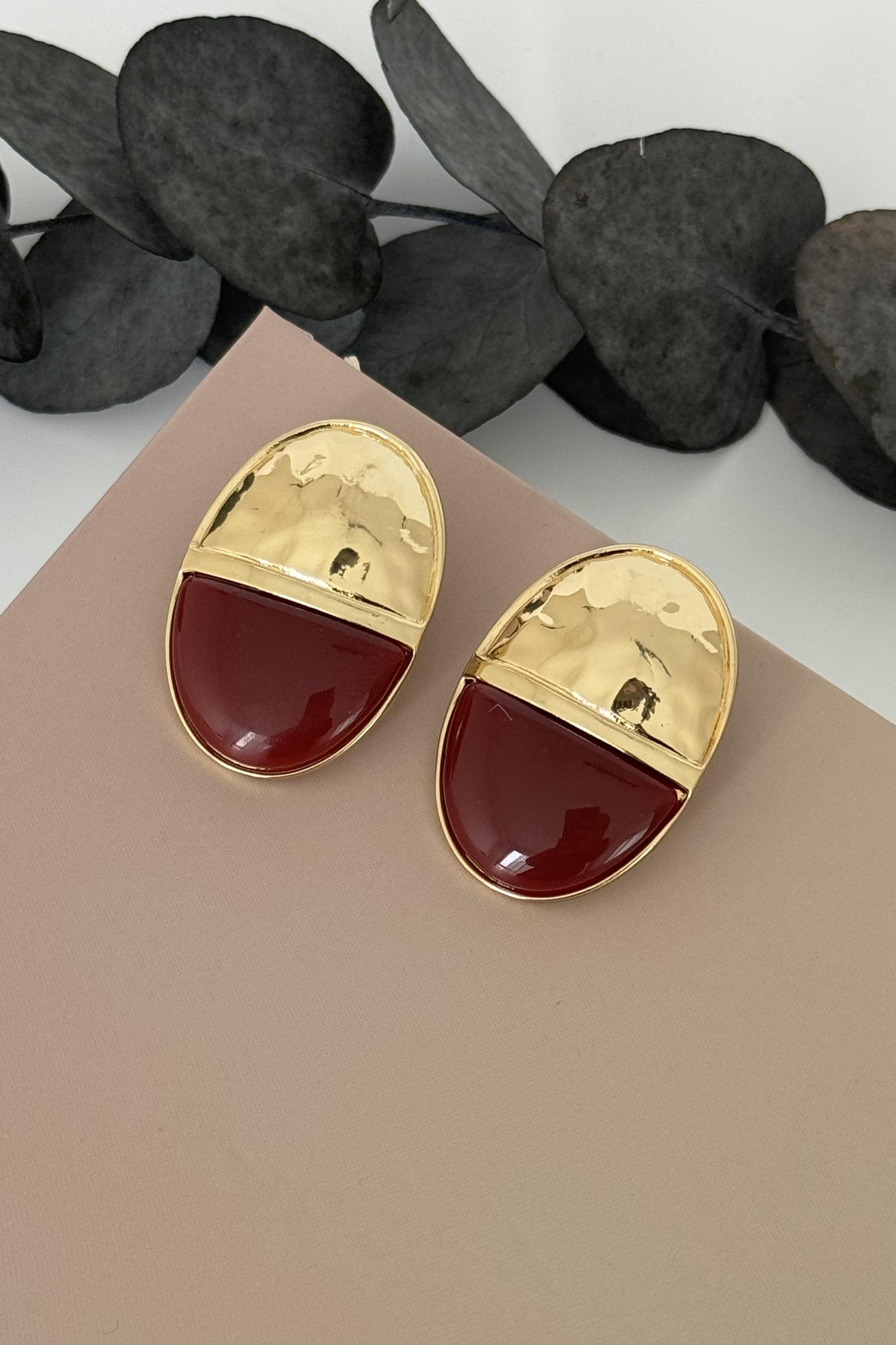 Bordo Terra Küpe
