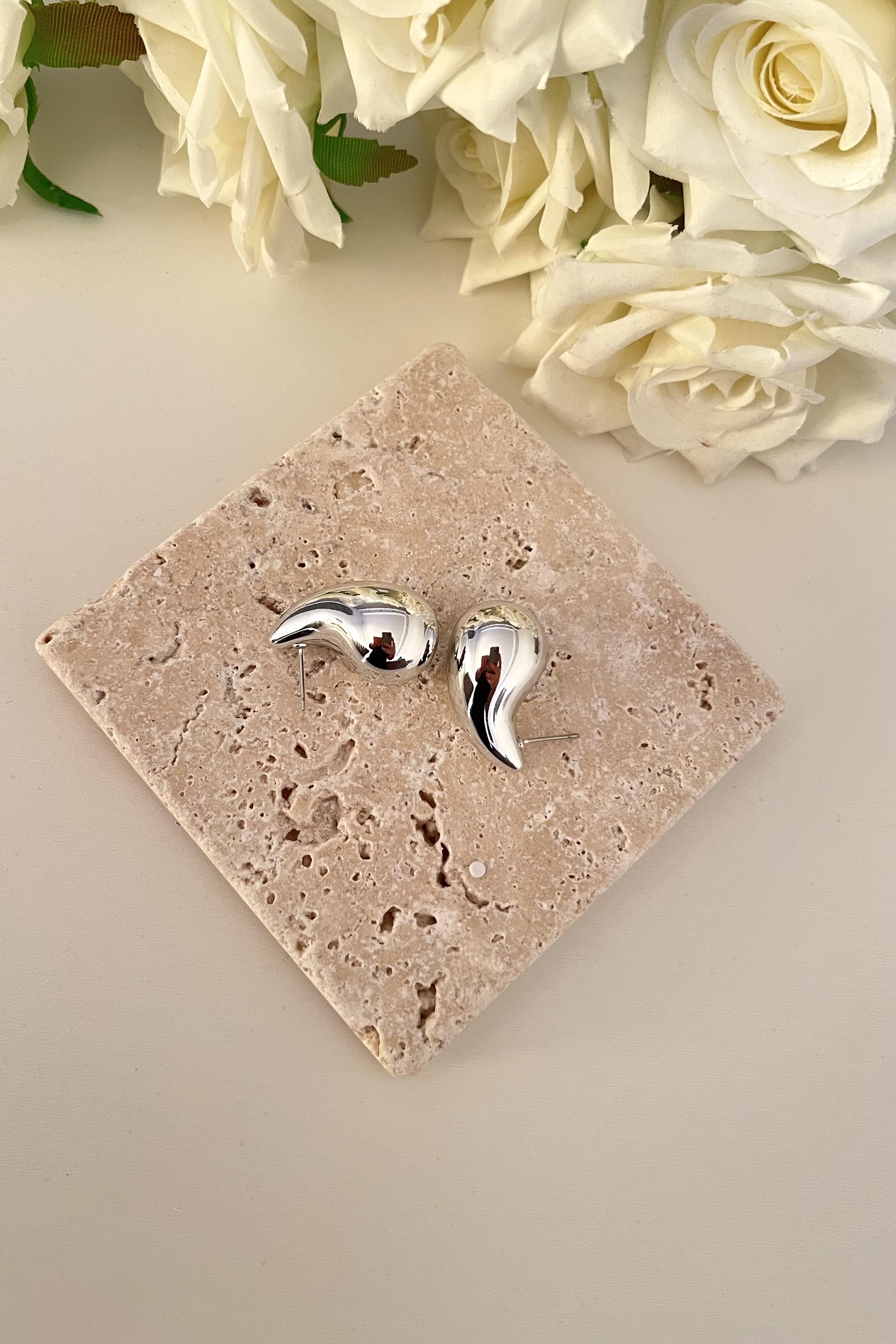 Botte Silver Küpe 3 Cm