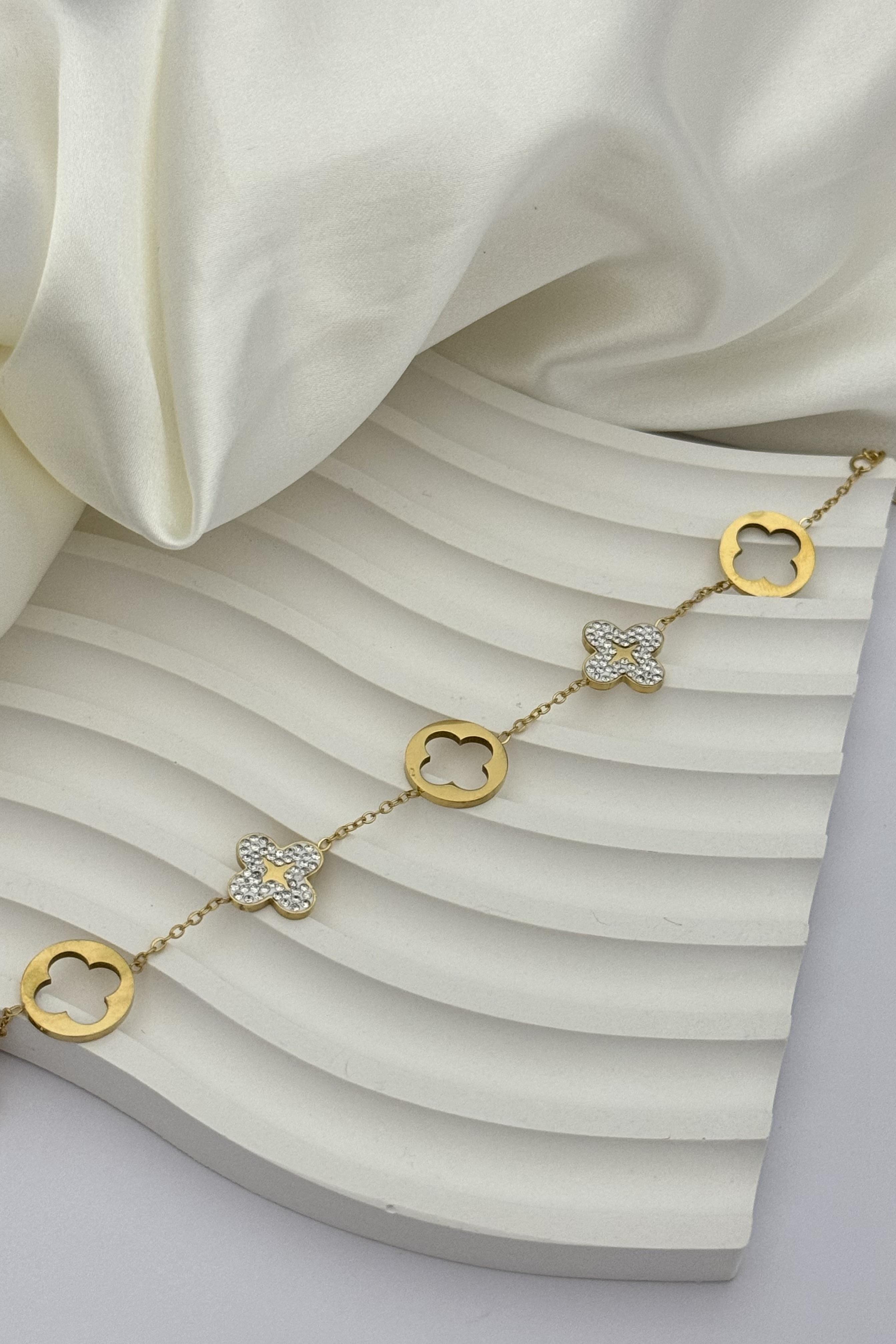 Cleef Taşlı Bileklik