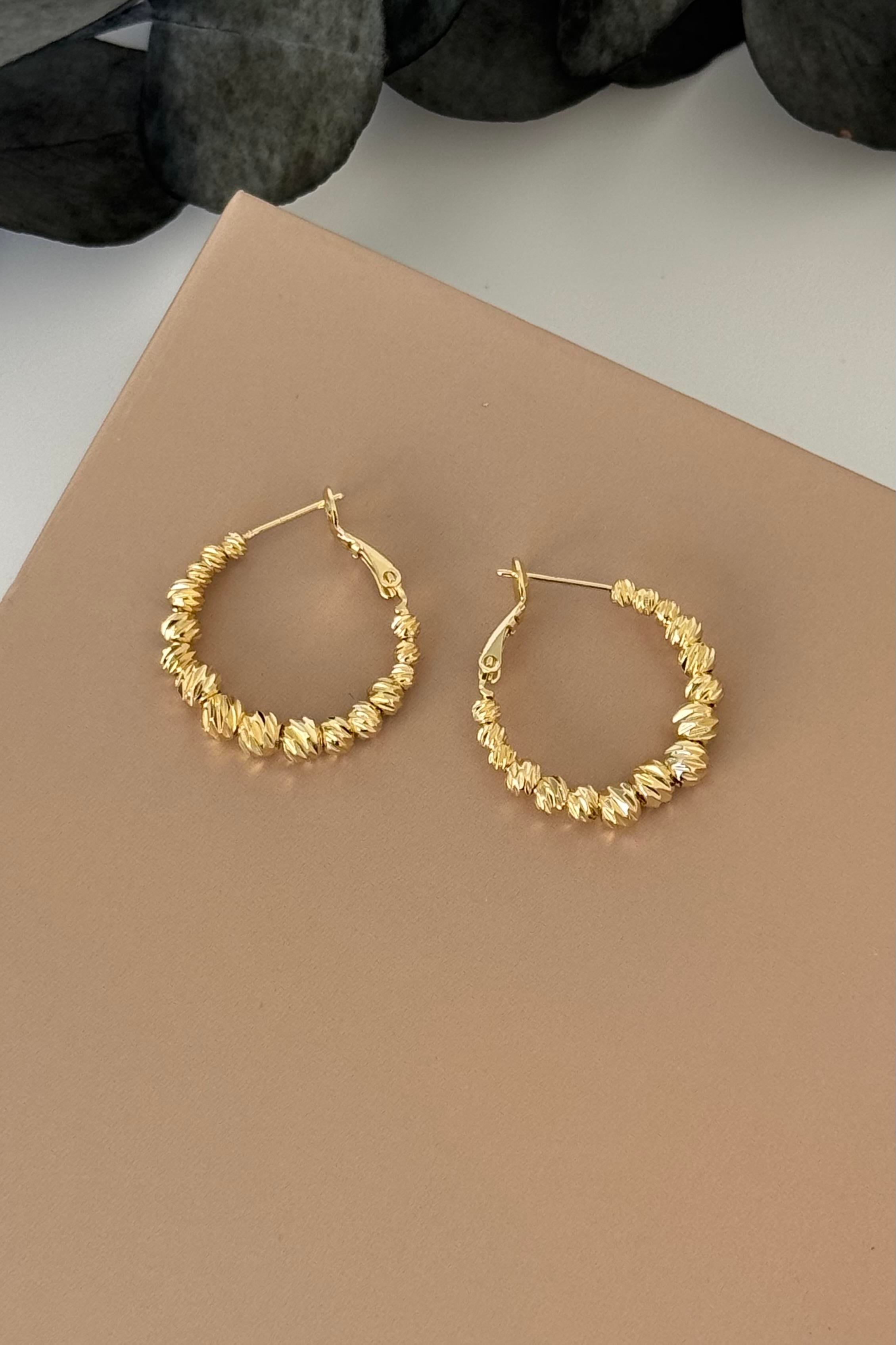 Dorika Gold Mini Halka Küpe