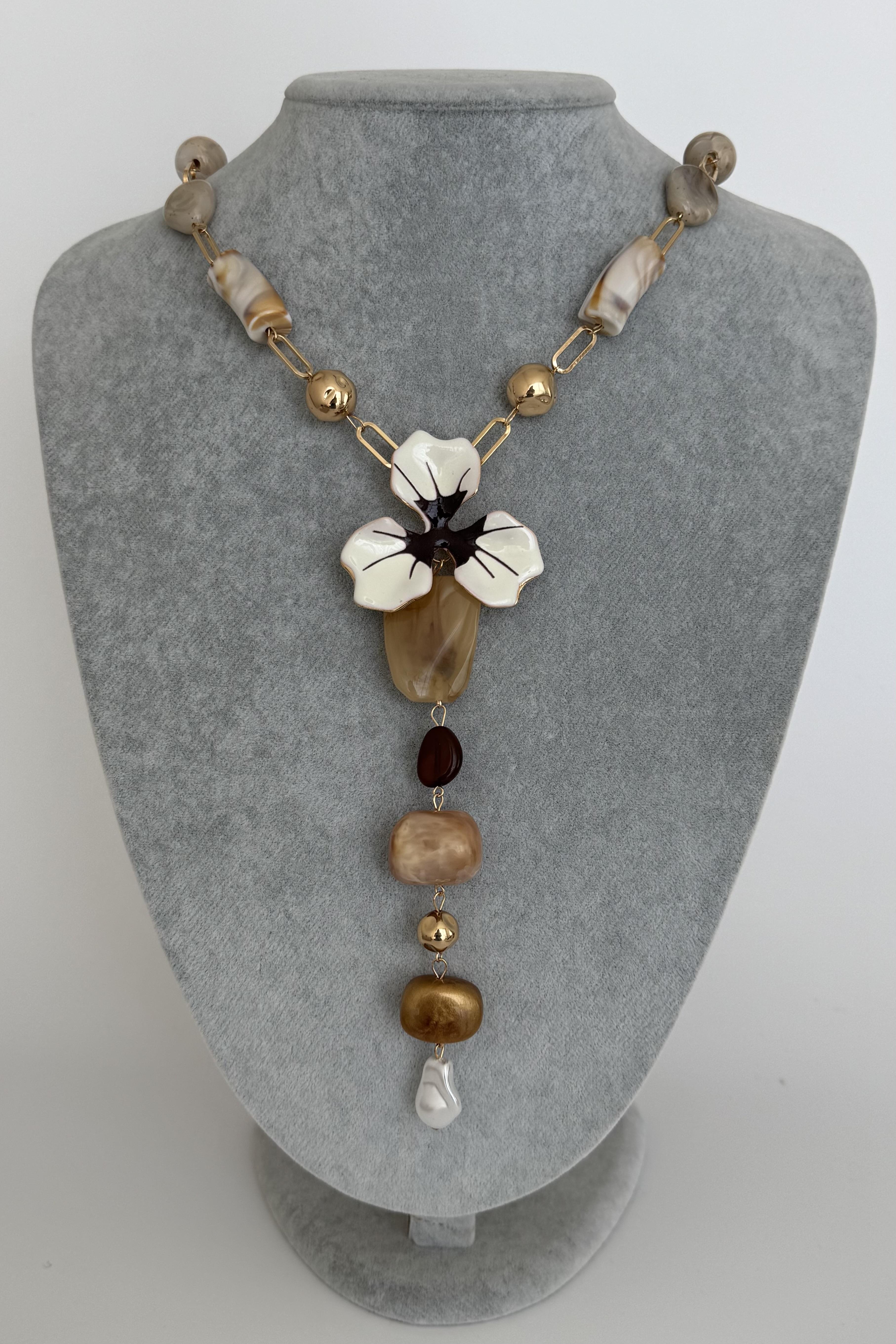 Florax Alabaster Kolye
