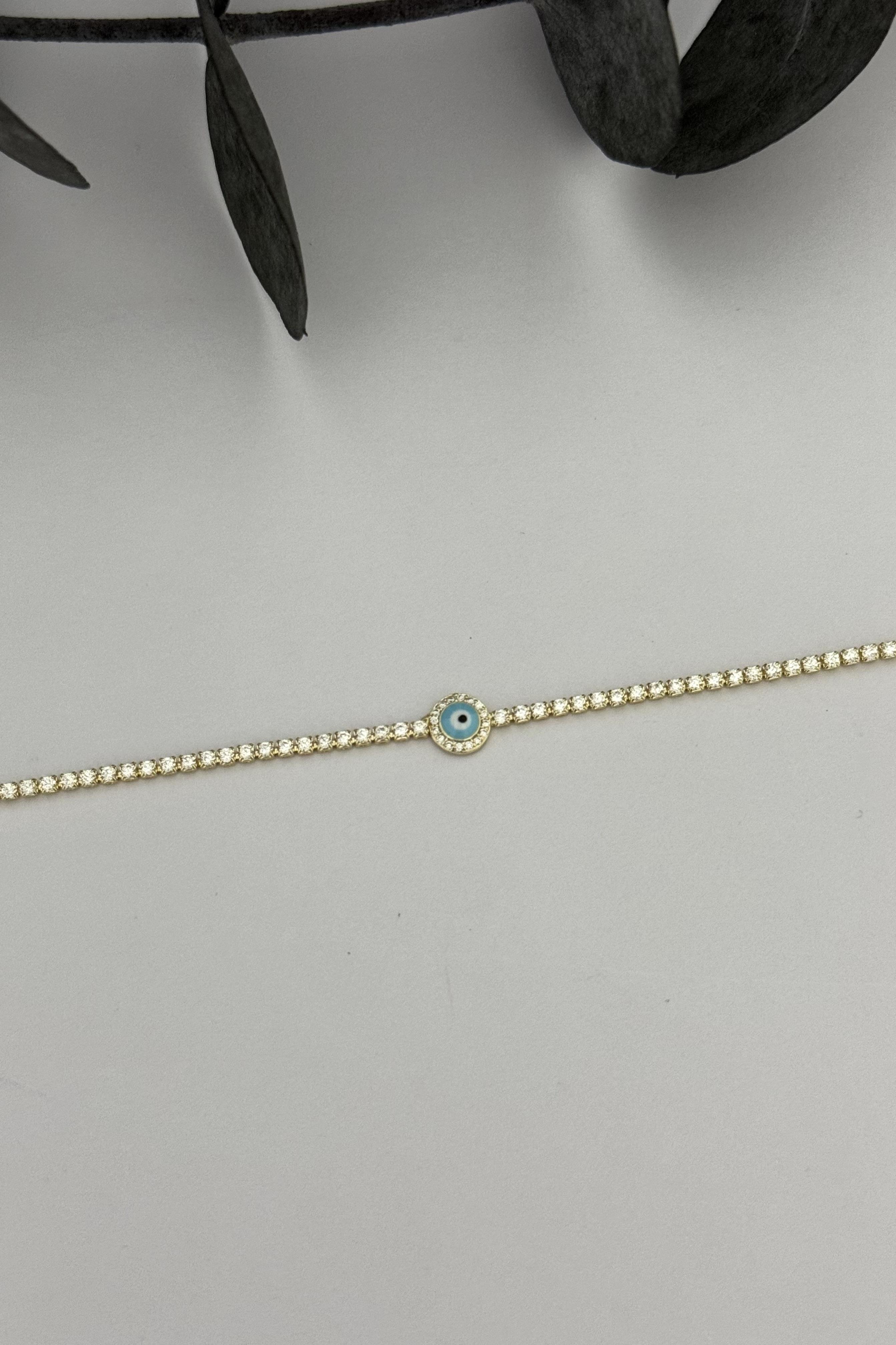 Glamour Eye Gold Bileklik