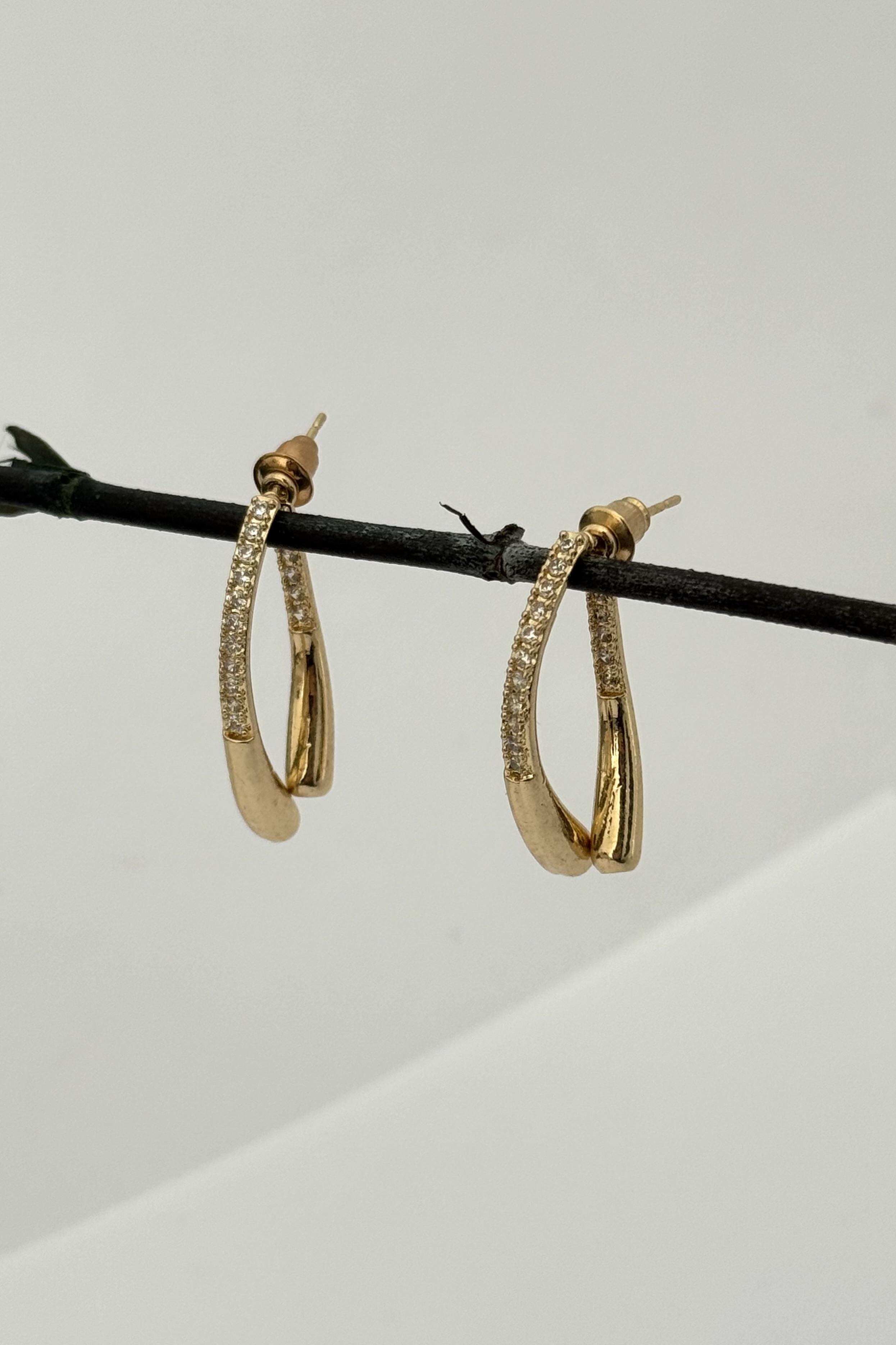 Golden Arc Küpe