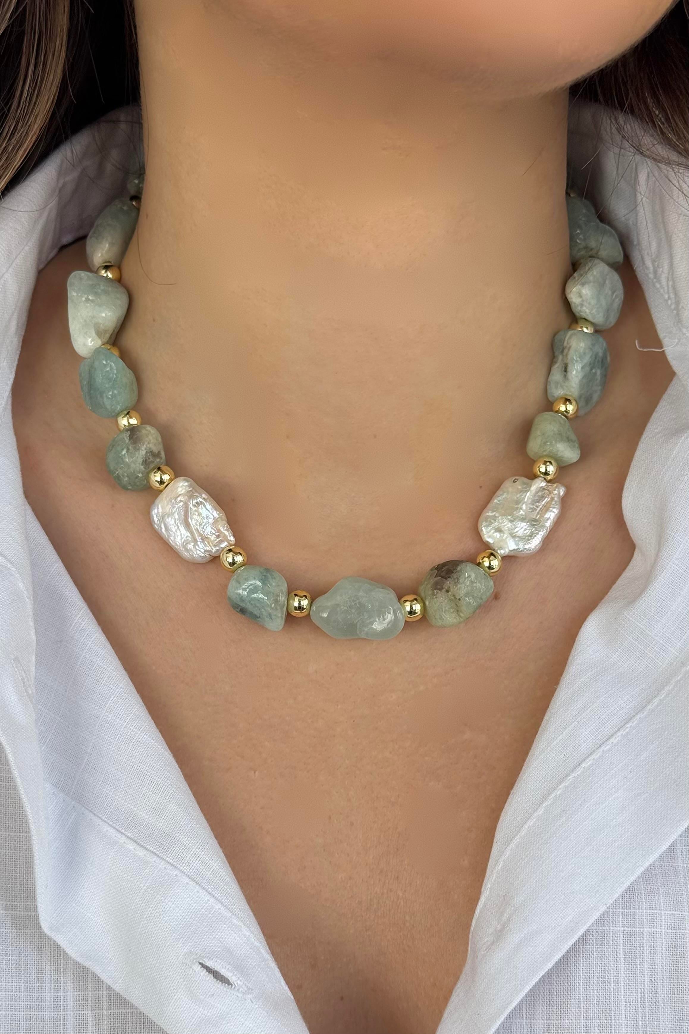 Golden Green Necklace